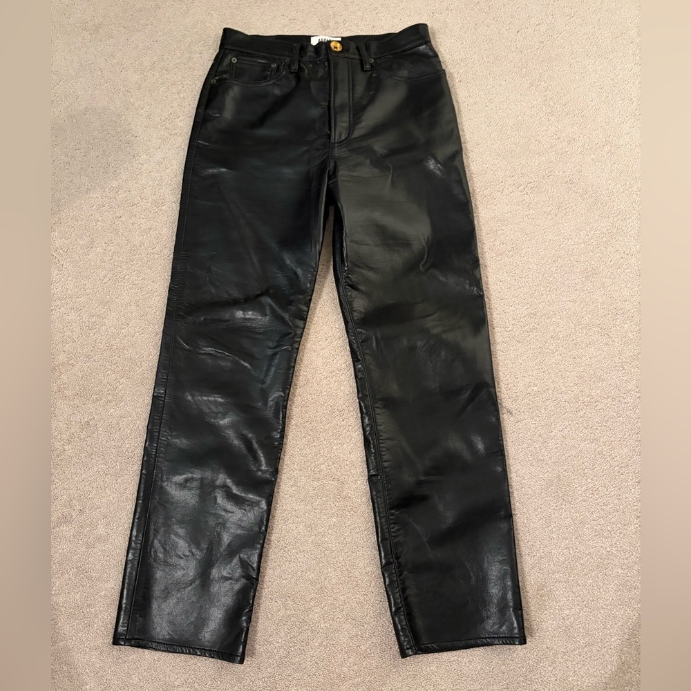 Agolde Leather Pants